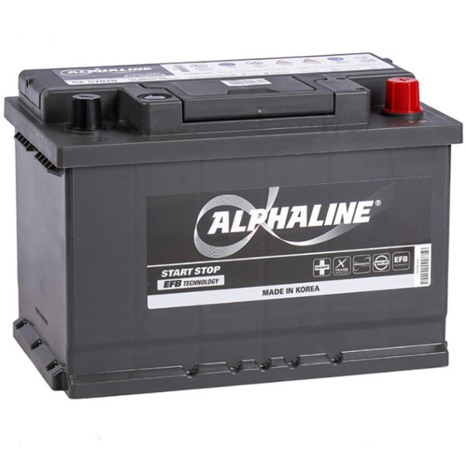 Аккумулятор автомобильный ALPHALINE EFB SE 57520 LB3 75Ah 700A