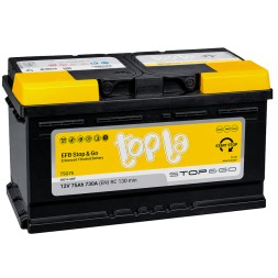 Аккумулятор автомобильный Topla EFB TSG75 Stop Go LB4 75Ah 730A (315х175х175)