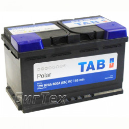 Аккумулятор автомобильный TAB Polar 92 Ач (низкий) Аккумулятор автомобильный TAB Polar 92 Ач (низкий)