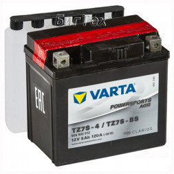 Мото аккумулятор VARTA Powersports AGM TZ7S-BS 5 Ач (505 902 012)