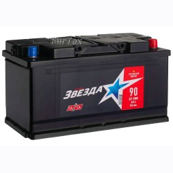 Аккумулятор автомобильный РУССКАЯ ЗВЕЗДА 90 Ач 690А о.п.