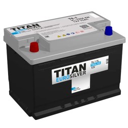 Аккумулятор автомобильный TITAN EURO SILVER 76 Ач 700А пр. пол.