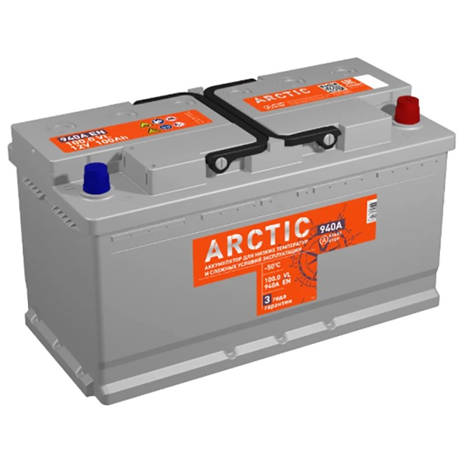 Аккумулятор автомобильный TITAN ARCTIC 100Ah