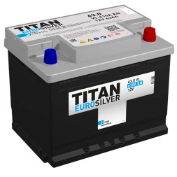 Аккумулятор автомобильный TITAN EURO SILVER 63Ah 610А обр. пол.
