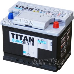 Аккумулятор автомобильный TITAN EURO SILVER 63Ah Аккумулятор автомобильный TITAN EURO SILVER 63Ah