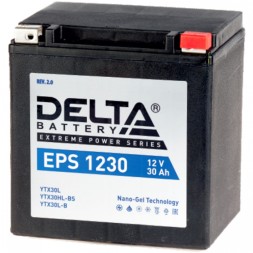 Мото аккумулятор DELTA EPS 1230 (YTX30HL-BS, YTX30L-BS) 30 Ач Мото аккумулятор DELTA EPS 1230 (YTX30HL-BS, YTX30L-BS) 30 Ач
