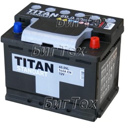 Аккумулятор автомобильный TITAN STANDART 60 Ач Аккумулятор автомобильный TITAN STANDART 60 Ач