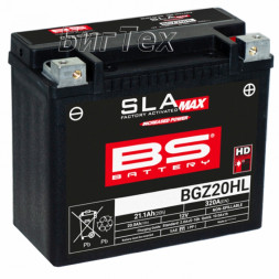 Мото аккумулятор BS BGZ20HL SLA MAX 21.1Ah (YTX20HL)