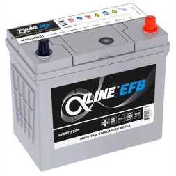 Аккумулятор автомобильный ALPHALINE EFB Start-Stop N55 80B24L 51Ah 460A