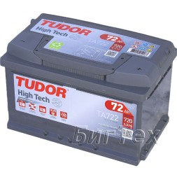 Аккумулятор автомобильный Tudor High-Tech 72 А/ч (TA722) Аккумулятор автомобильный Tudor High-Tech 72 А/ч (TA722)