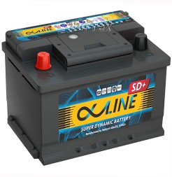 Аккумулятор автомобильныйALPHALINE SD+ MF56020 L2R 60 Ач пр.пол.