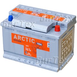 Аккумулятор автомобильный TITAN ARCTIC 75Ah Аккумулятор автомобильный TITAN ARCTIC 75Ah