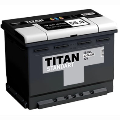 Аккумулятор автомобильный TITAN STANDART 66 Ач