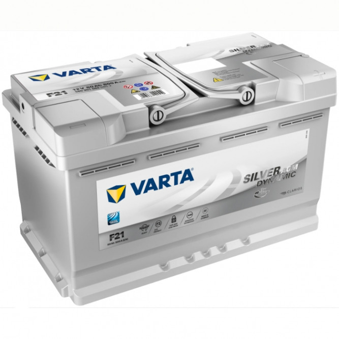 Аккумулятор автомобильный VARTA AGM Silver Dynamic A6 (F21) 80 Ач