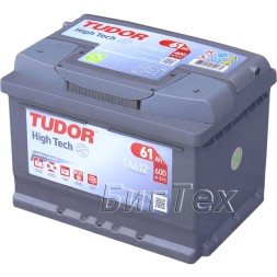 Аккумулятор автомобильный Tudor High-Tech 61 А/ч (TA612) Аккумулятор автомобильный Tudor High-Tech 61 А/ч (TA612)