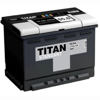 Аккумулятор автомобильный TITAN STANDART 66Ач