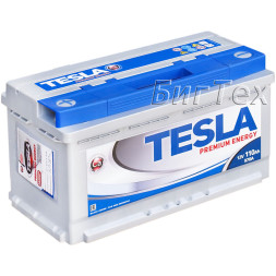Аккумулятор автомобильный TESLA Premium Energy 110 Ач (6ст-110)