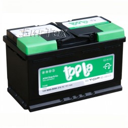 Аккумулятор автомобильный Topla AGM Stop Go L4, 80 Ач Аккумулятор автомобильный Topla AGM Stop Go L4, 80 Ач