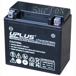 Мото аккумулятор Uplus EB14C-3 AGM 12 Ач (YTX14L)