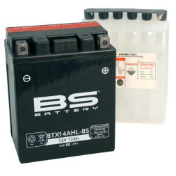 Мото аккумулятор BS BTX14AHL-BS 12 Ач (YTX14AHL-BS)