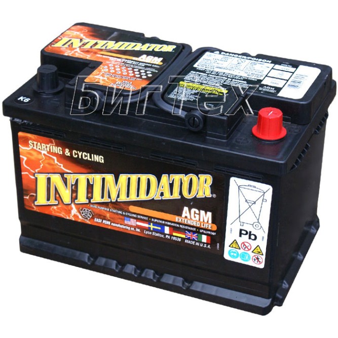 Аккумулятор автомобильный Deka Intimidator AGM 9A94R 80 Ah