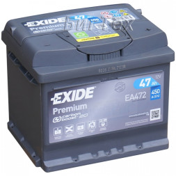 Аккумулятор автомобильный EXIDE Premium EA472 47 Ач