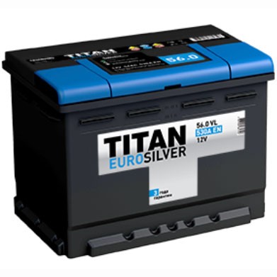 Аккумулятор автомобильный TITAN EURO SILVER 65 Ач