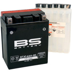 Мото аккумулятор BS BTX14AH-BS 12 Ач (YTX14AH-BS)