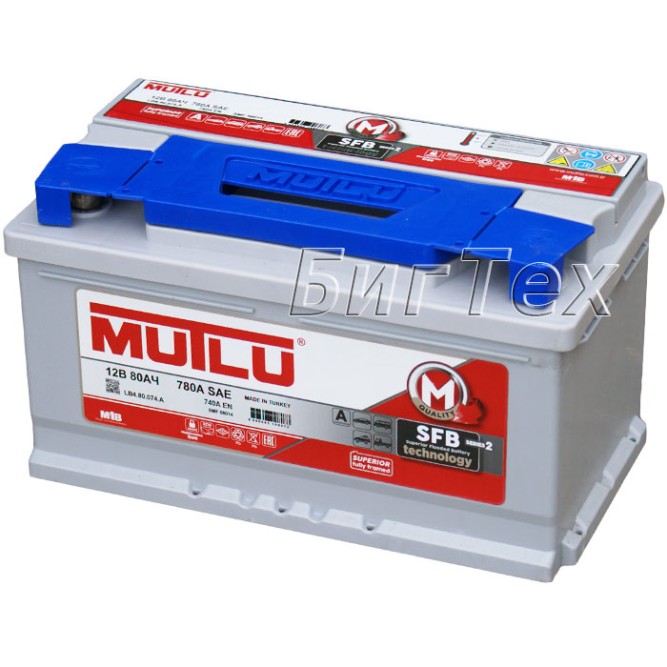 Аккумулятор автомобильный MUTLU SFB M3, 95 Ah (низкий)