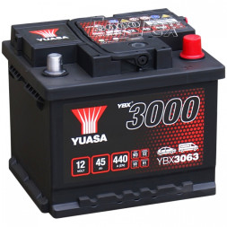 Аккумулятор автомобильный YUASA YBX3063 SMF 45 Ач