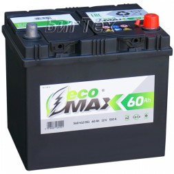 Аккумулятор автомобильный ECOMAX ASIA 60 Ah