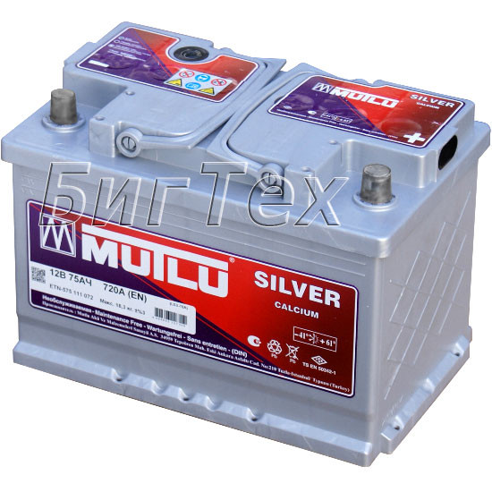 Аккумулятор автомобильный MUTLU SFB M2 L3, 66 Ah