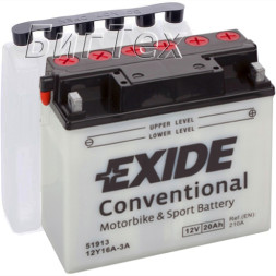 Мото аккумулятор EXIDE 12Y16A-3A 20 Ач
