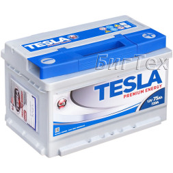 Аккумулятор автомобильный TESLA Premium Energy 75 Ah