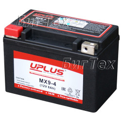 Мото аккумулятор Uplus MX9-4 AGM 8 Ач (YTX9)
