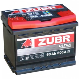 Аккумулятор автомобильный ZUBR ULTRA ZU601 60 Ач Аккумулятор автомобильный ZUBR ULTRA ZU601 60 Ач