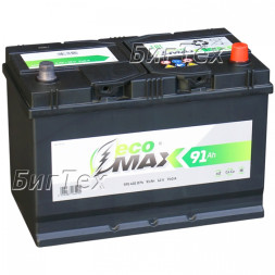 Аккумулятор автомобильный ECOMAX ASIA 91 Ah Аккумулятор автомобильный ECOMAX ASIA 91 Ah