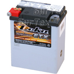Мото аккумулятор Deka ETX15, 14 Ач (YB14-B, YB14A-A)