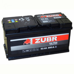 Аккумулятор автомобильный ZUBR ULTRA ZU920 92 Ач Аккумулятор автомобильный ZUBR ULTRA ZU920 92 Ач