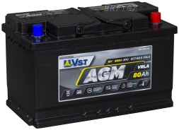 Аккумулятор автомобильный Vst AGM 80Ач 800A (580 900 080) о.п.