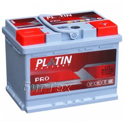 Аккумулятор автомобильный PLATIN PRO LB2 60 Ah 520A (242x175x175) 