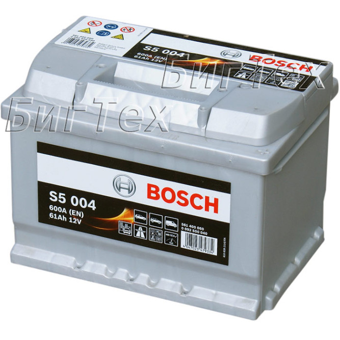 Аккумулятор автомобильный BOSCH S5 004 61 Ач