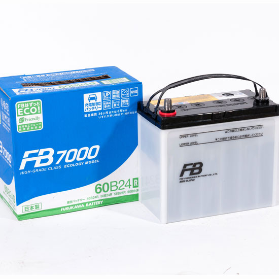 Аккумулятор автомобильный Furukawa FB7000 60B24R 48 Ач (тонкие клеммы)