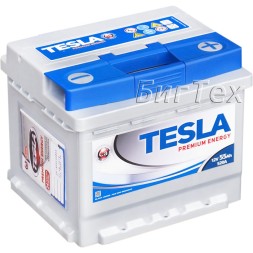 Аккумулятор автомобильный TESLA Premium Energy 55 Ah (низкий)