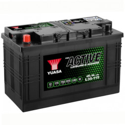 Аккумулятор лодочный YUASA ACTIVE Marine L35-115, 115 Ач