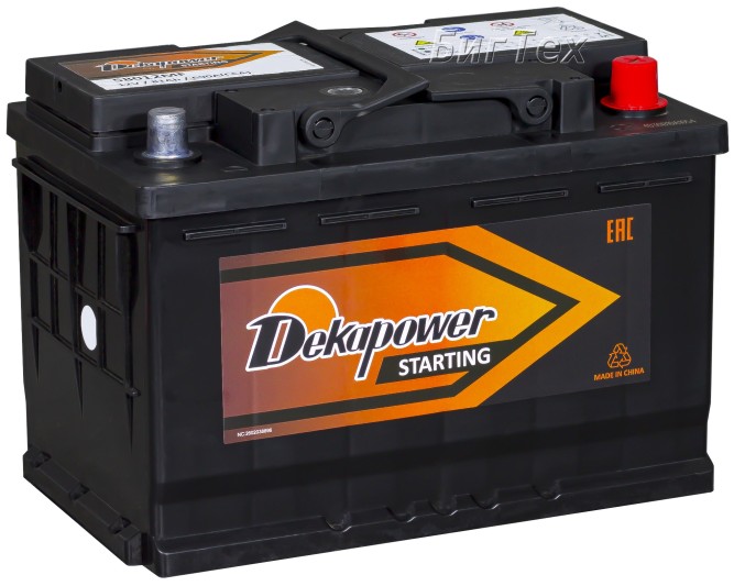 Аккумулятор автомобильный DEKAPOWER 81Ач 700A 58012MF L3 о.п.