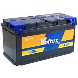 Аккумулятор автомобильный Voltex Eco 100 Aч 820А о.п Аккумулятор автомобильный Voltex Eco 100 Aч 820А о.п