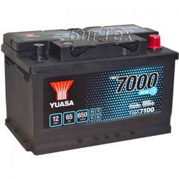 Аккумулятор автомобильный YUASA YBX7100 EFB Start Stop 65 Ач Аккумулятор автомобильный YUASA YBX7100 EFB Start Stop 65 Ач