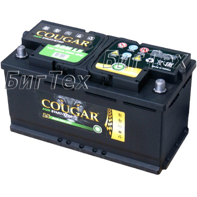 Аккумулятор автомобильный Cougar AGM Start-Stop 95 Ач