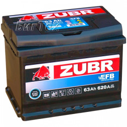 Аккумулятор автомобильный ZUBR EFB ZE630 63 Ач Аккумулятор автомобильный ZUBR EFB ZE630 63 Ач